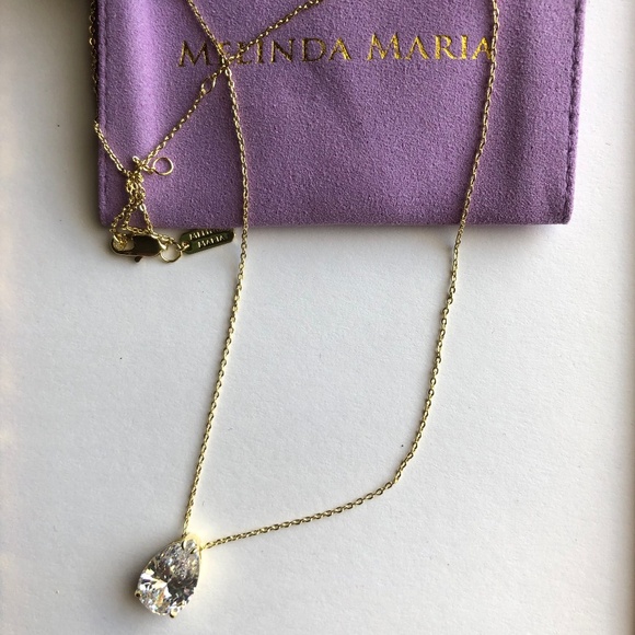 MELINDA MARIA DESIGNER NECKLACE, “ARE YOU JEALOUS”, GOLD, BRAND NEW - Picture 5 of 8